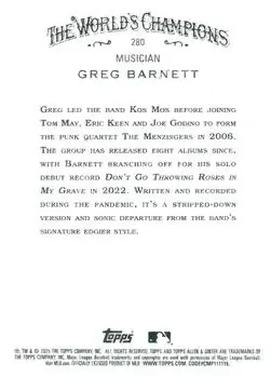 Back of Greg Barnett