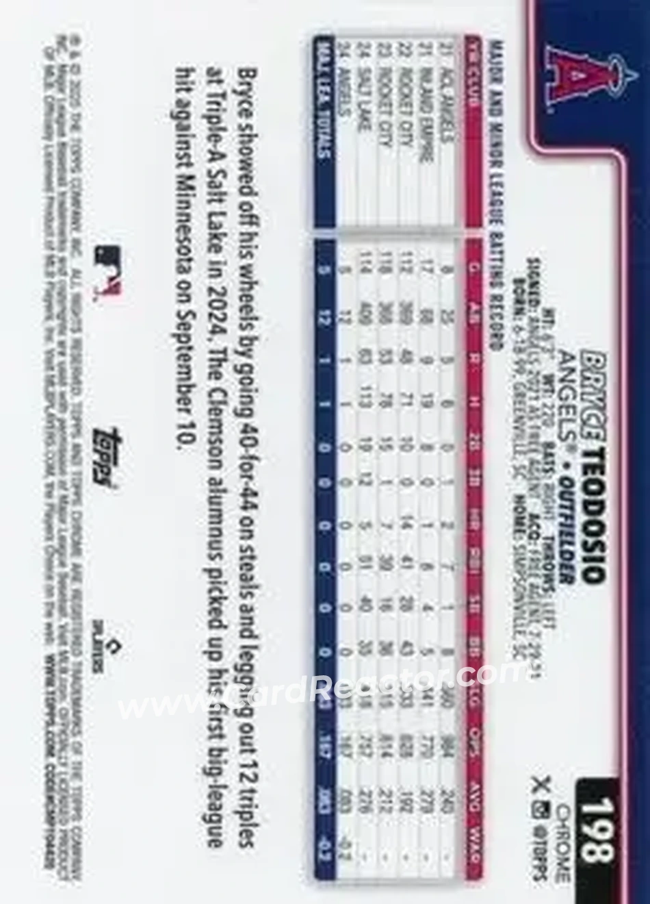 Back of Bryce Teodosio
