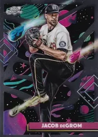 2025 Topps Chrome Cosmic #198 Jacob deGrom