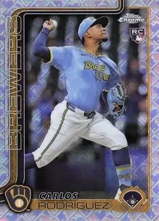 2025 Topps Chrome Logofractor Edition #201 Carlos Rodriguez