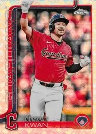 2025 Topps Chrome Logofractor Edition #202 Steven Kwan