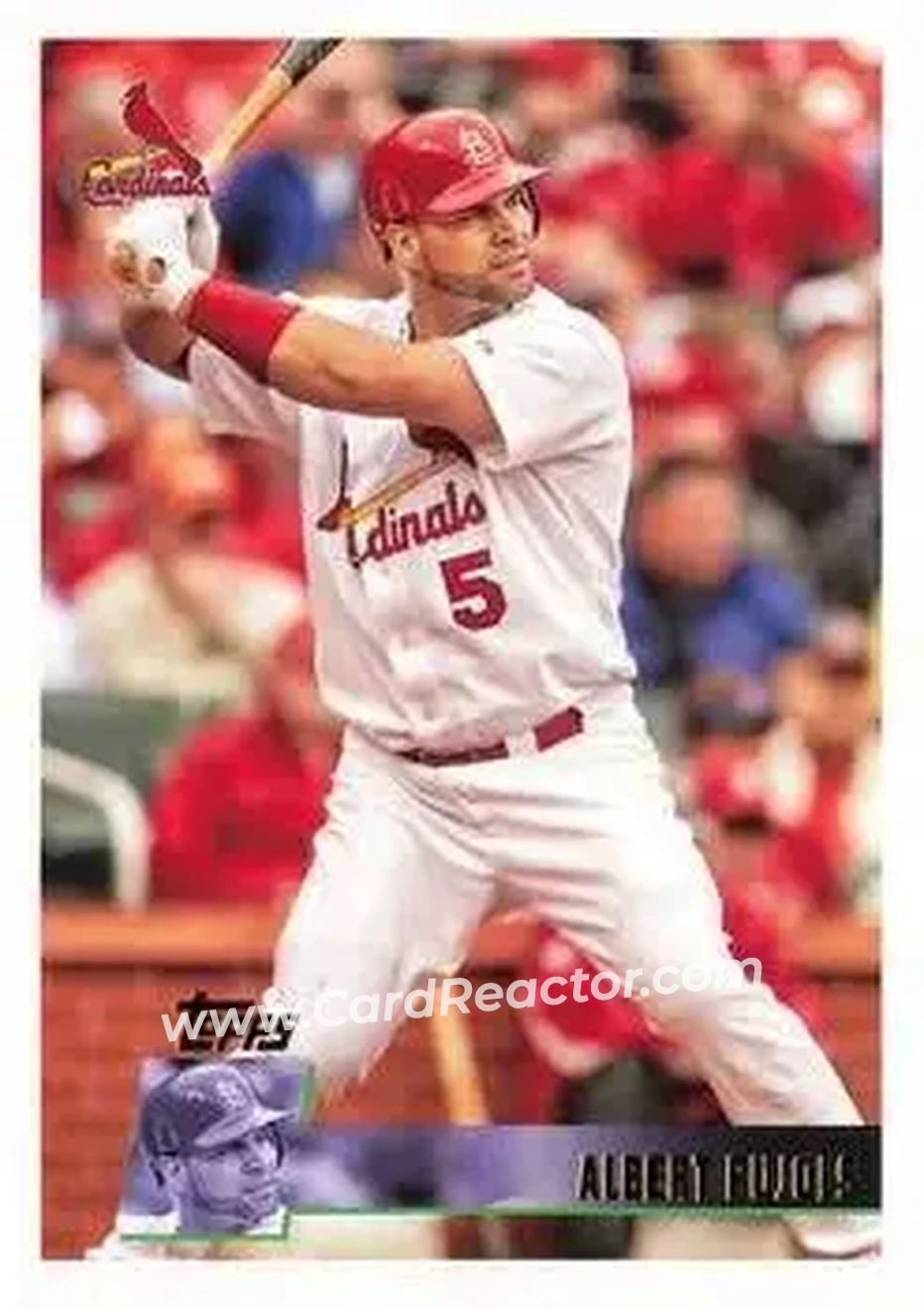Front of Albert Pujols