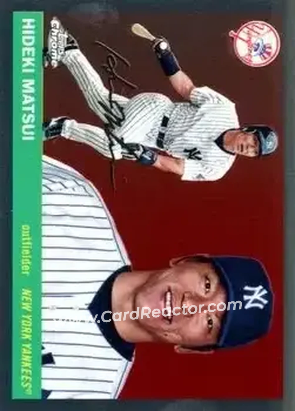 Front of Hideki Matsui
