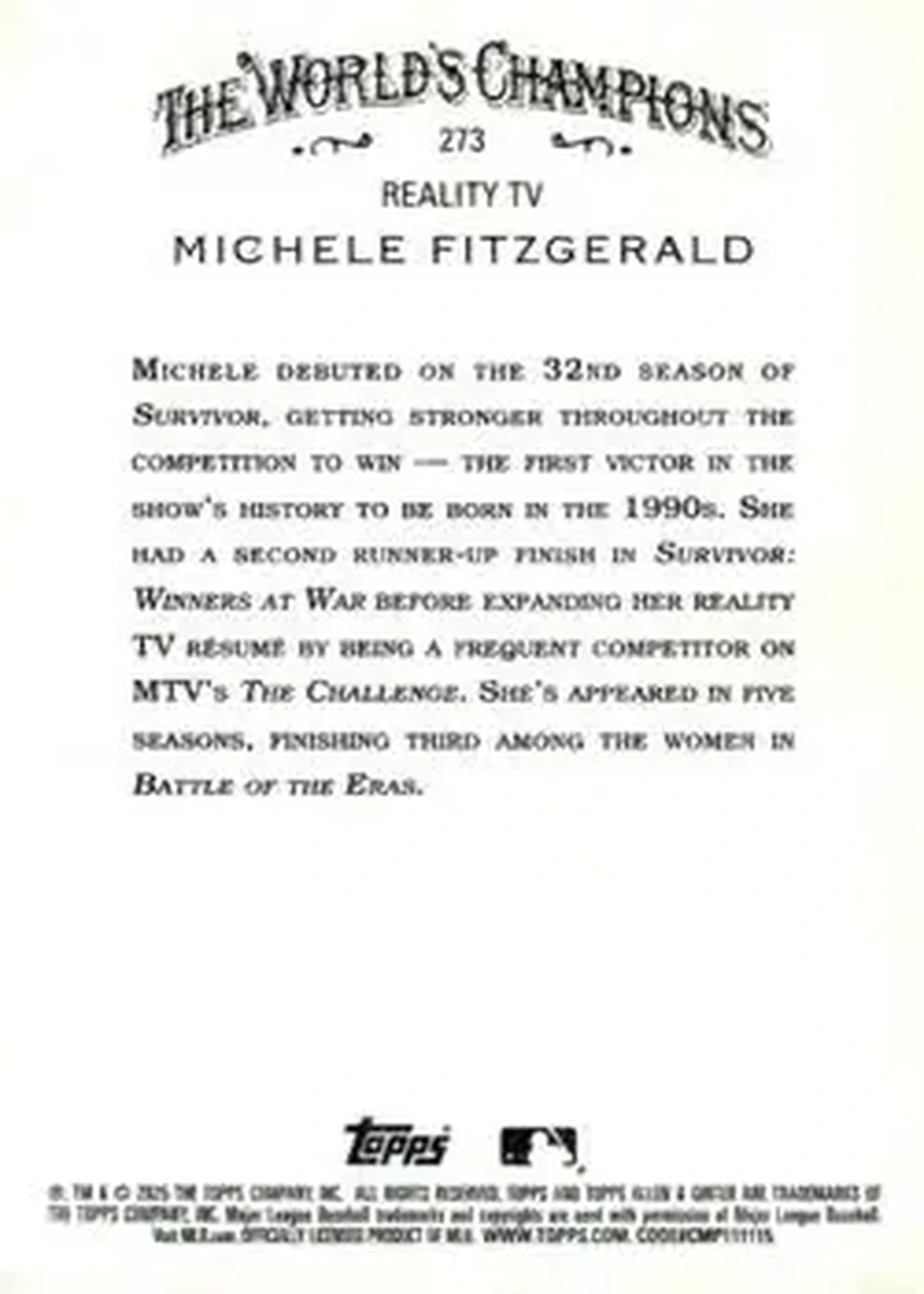 Back of Michele Fitzgerald