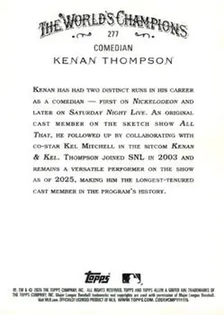 Back of Kenan Thompson