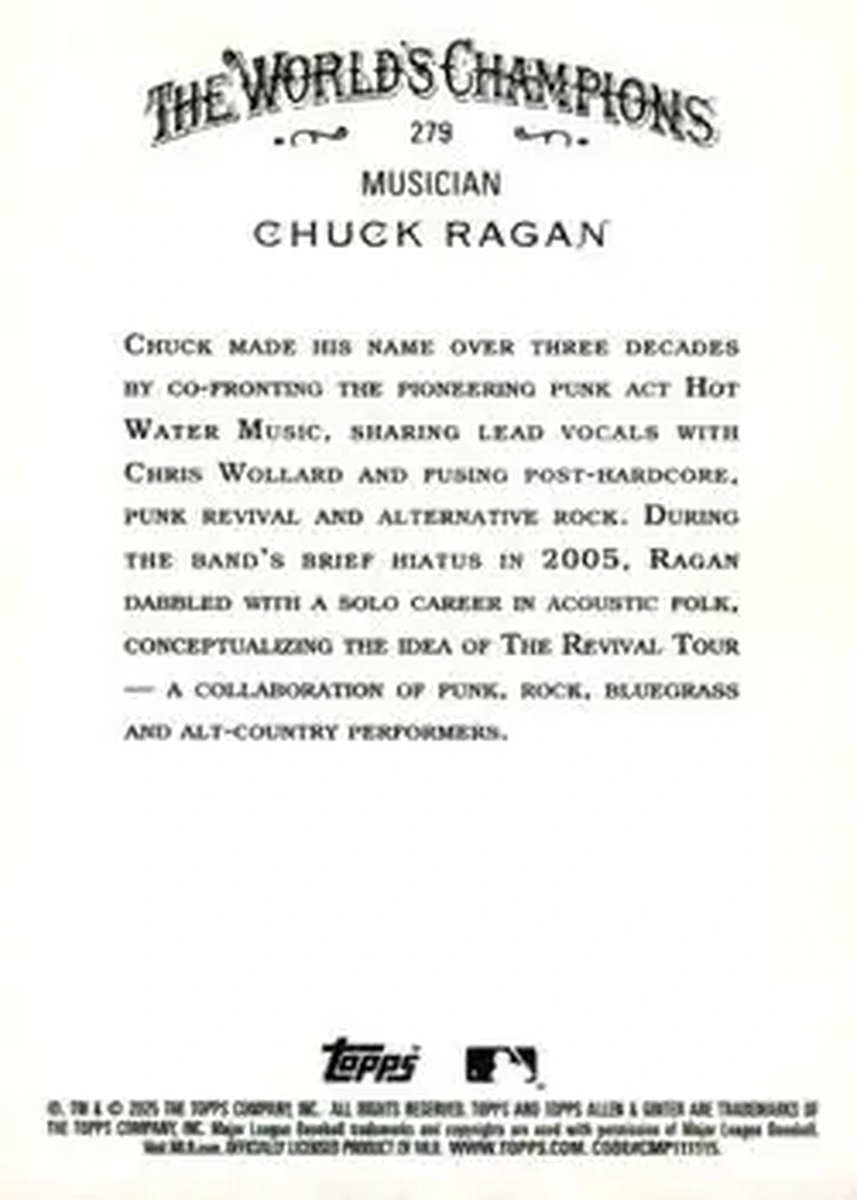 Back of Chuck Ragan