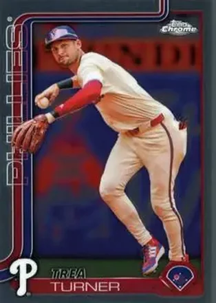 2025 Topps Chrome #208 Trea Turner