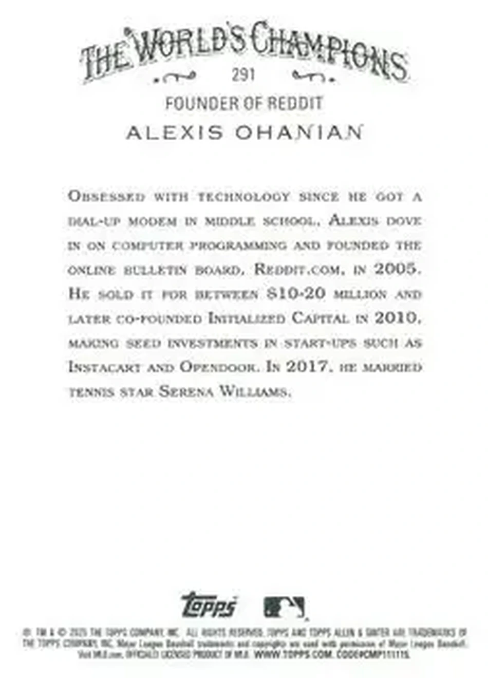 Back of Alexis Ohanian