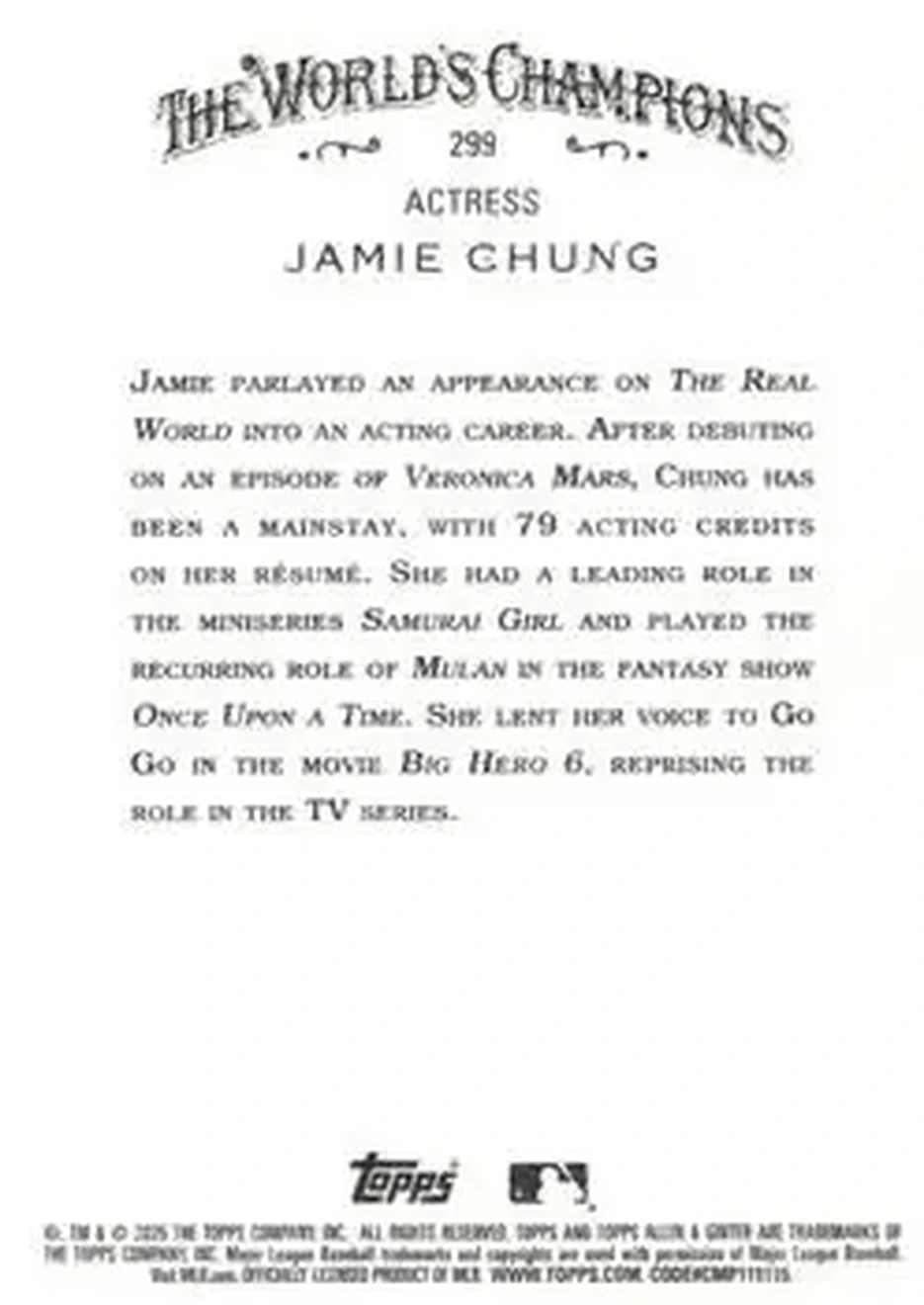 Back of Jamie Chung