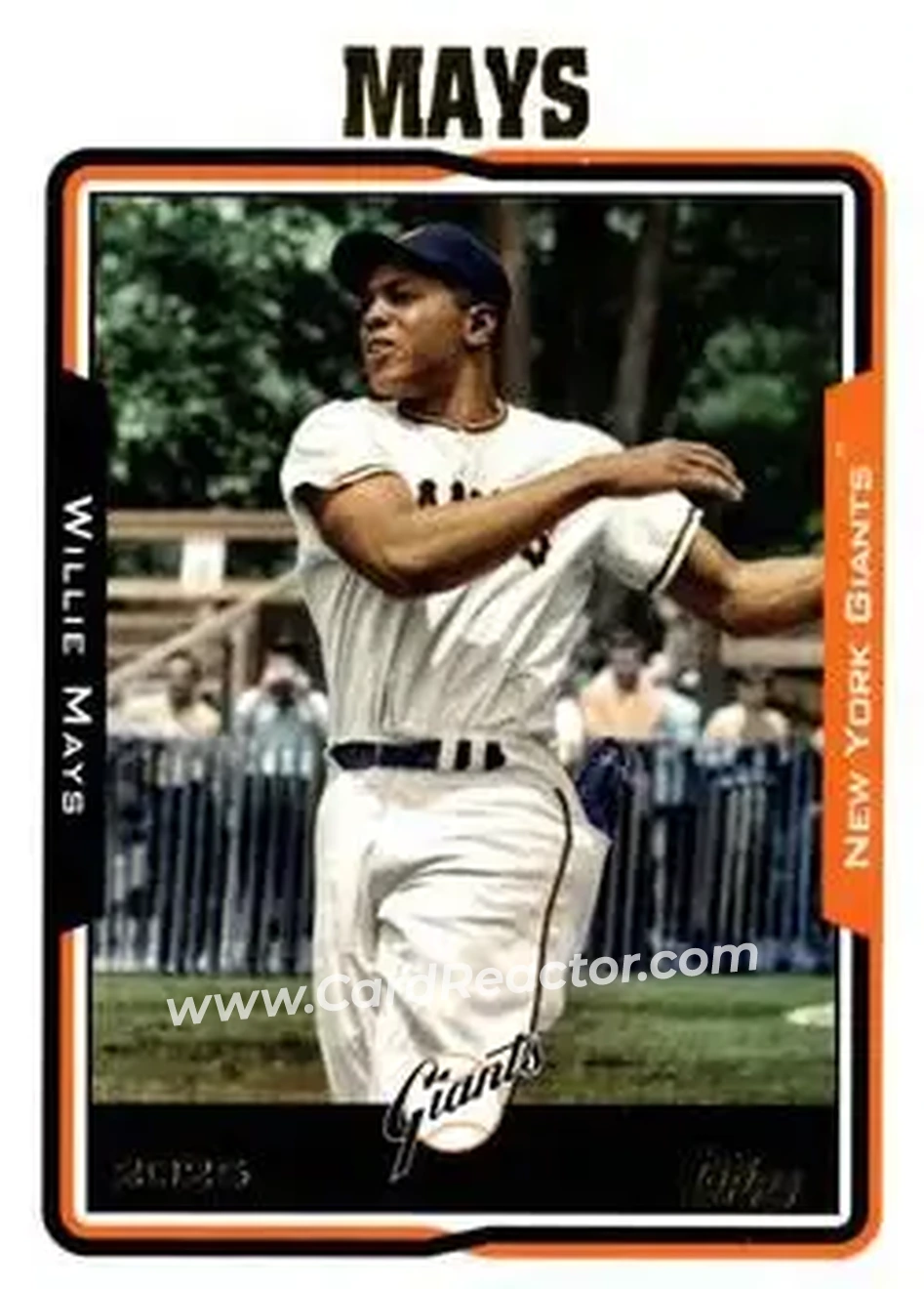 Front of Willie Mays