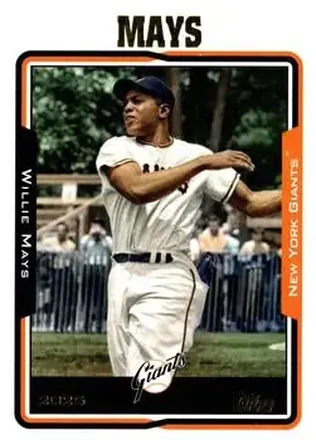 2025 Topps Archives #224 Willie Mays