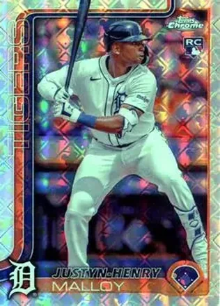 2025 Topps Chrome Logofractor Edition #224 Justyn-Henry Malloy