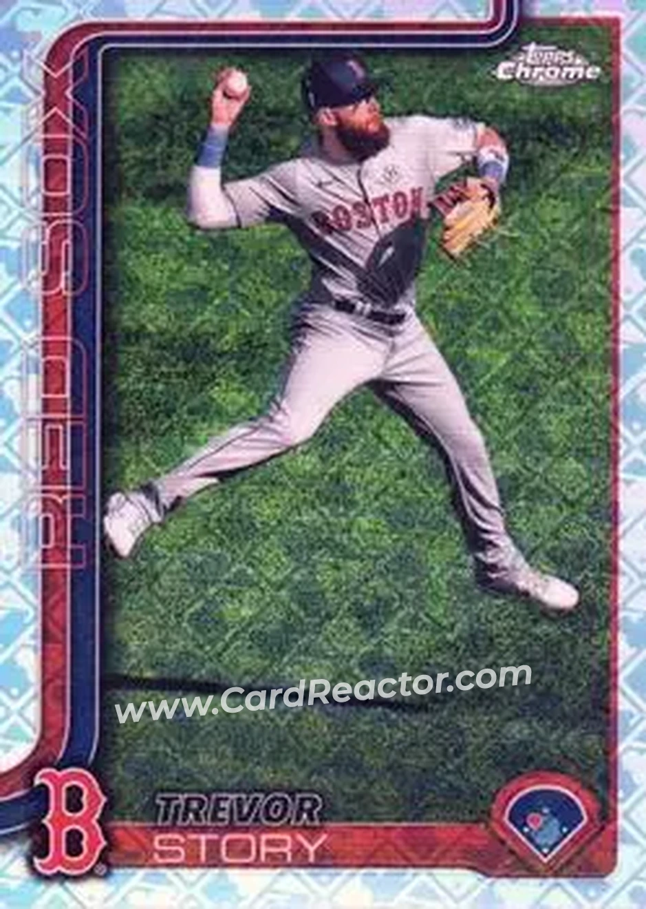 2025 Topps Chrome Logofractor Edition #232 Trevor Story