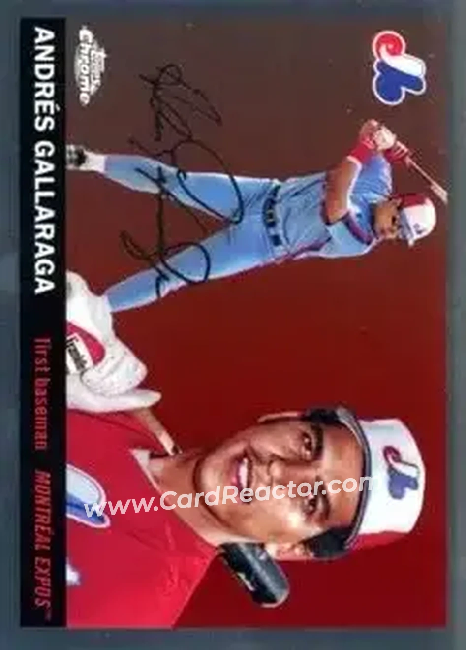 Front of Andres Galarraga