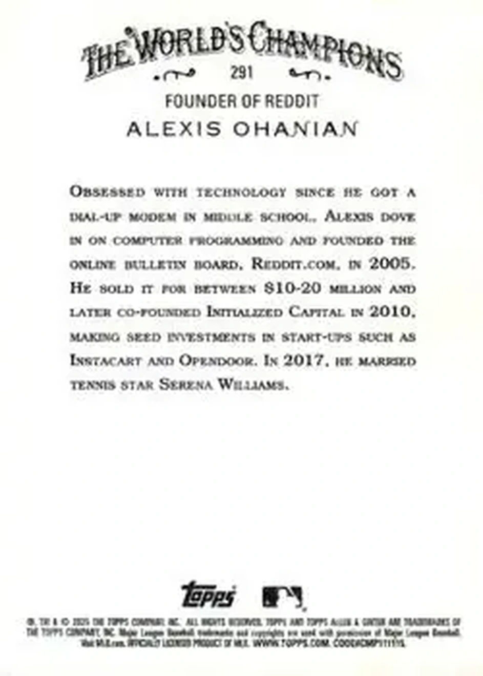 Back of Alexis Ohanian