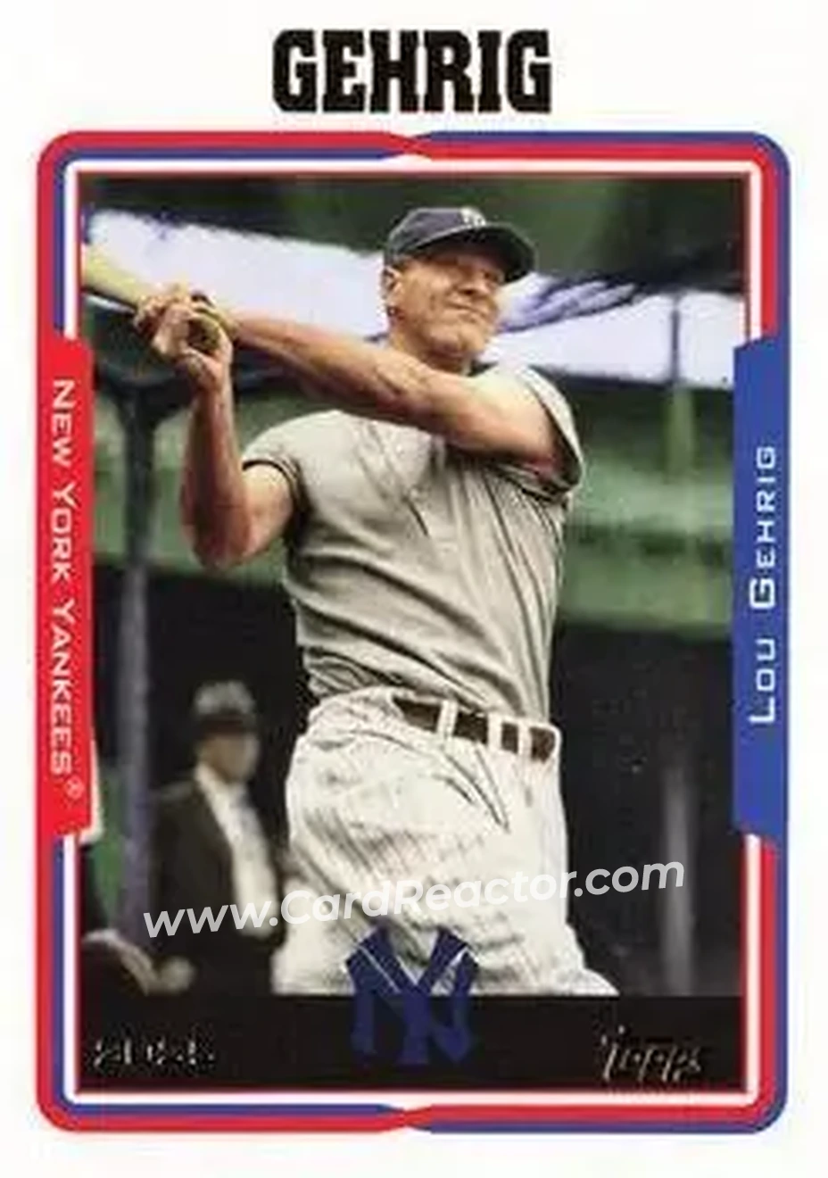 Front of Lou Gehrig