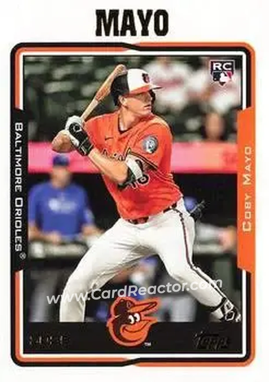 Front of Coby Mayo