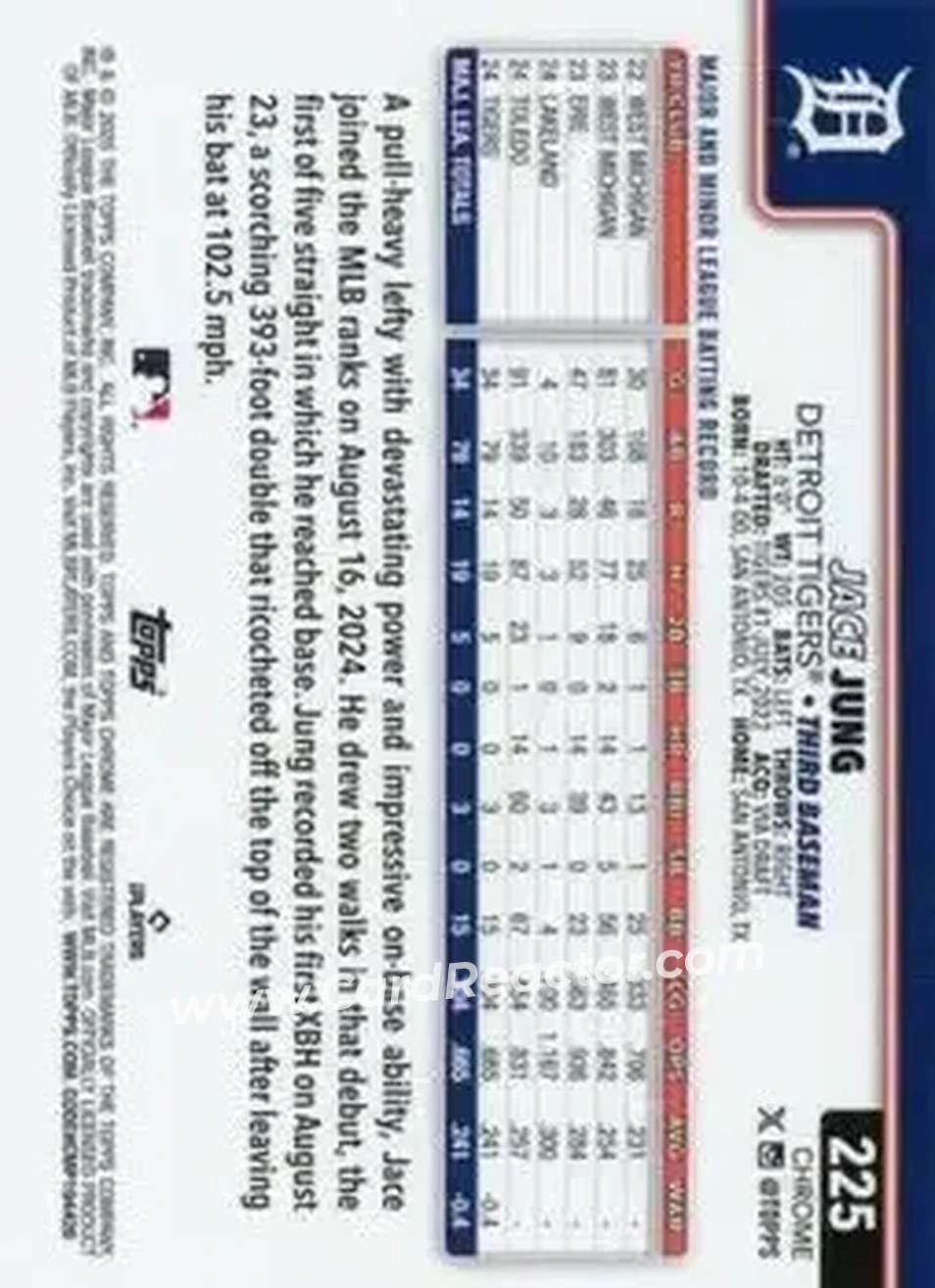 Back of Jace Jung