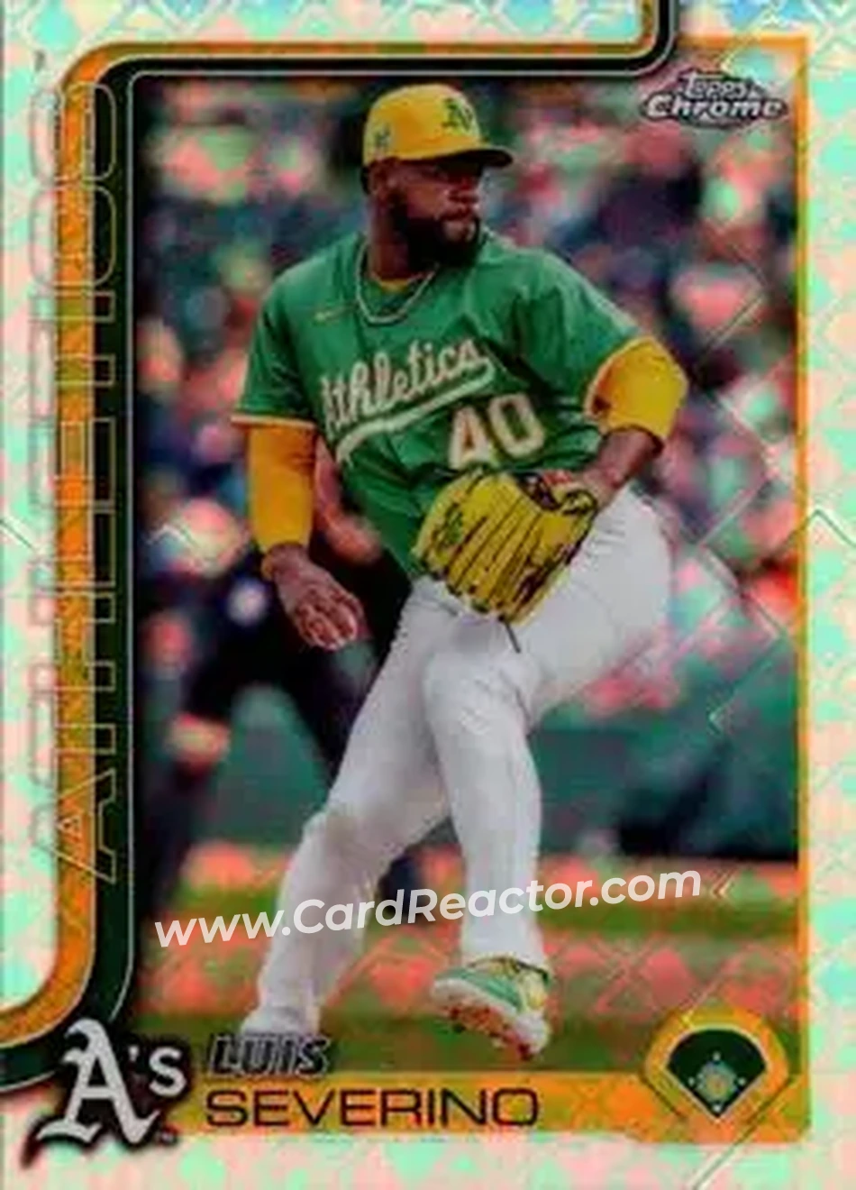 2025 Topps Chrome Logofractor Edition #241 Luis Severino