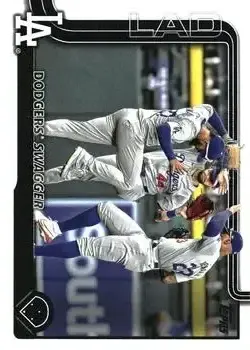 2025 Topps #255 - Dodgers Swagger: Winning With Style Again - Los Angeles Dodgers - Front