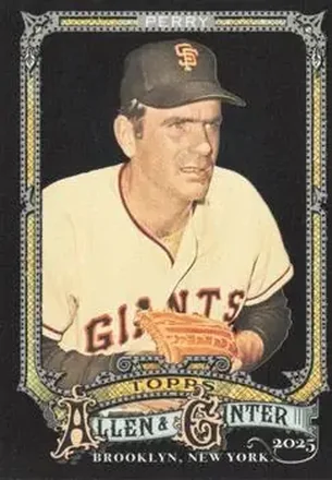 2025 Topps Allen & Ginter X #305 Gaylord Perry