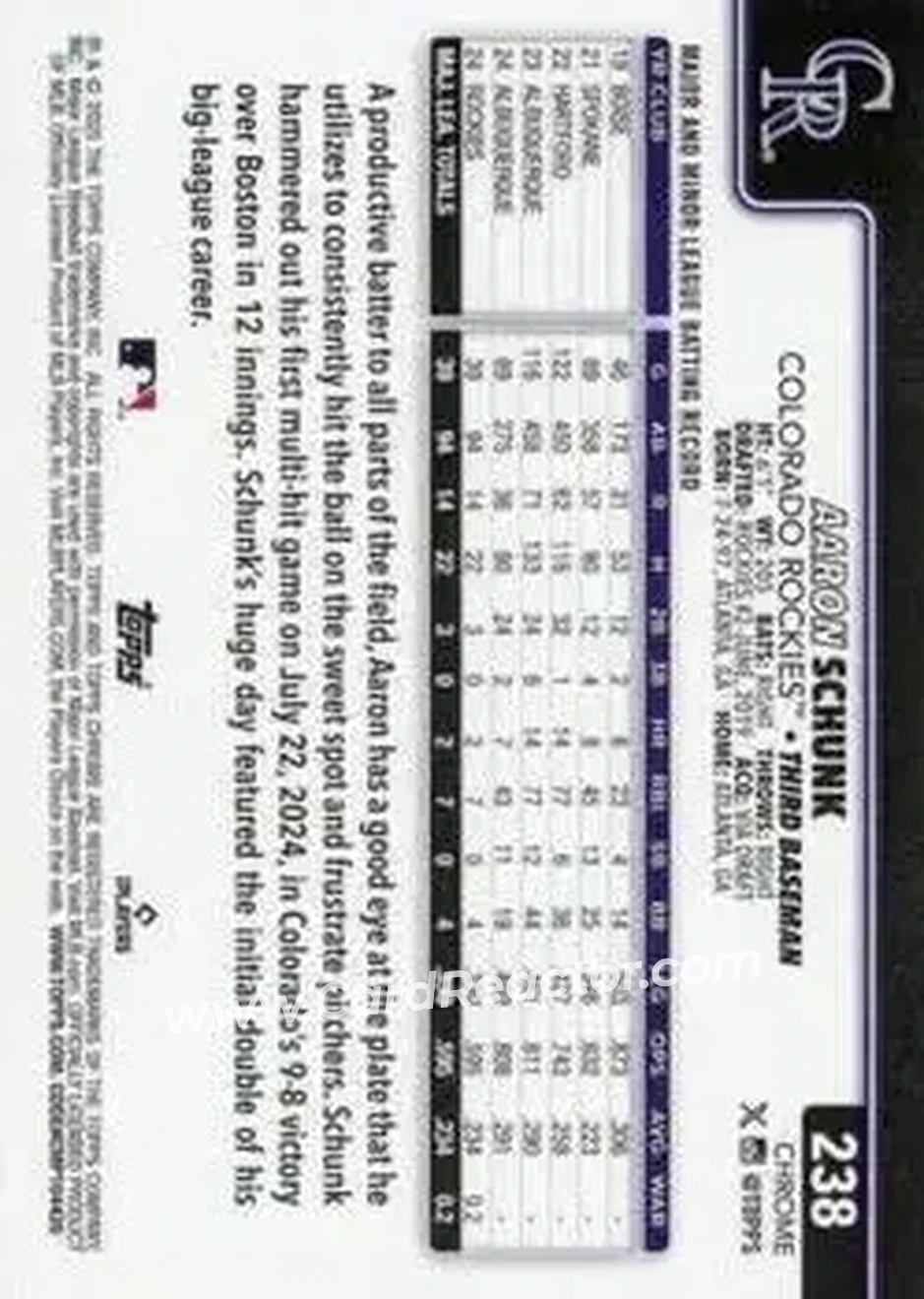 Back of Aaron Schunk