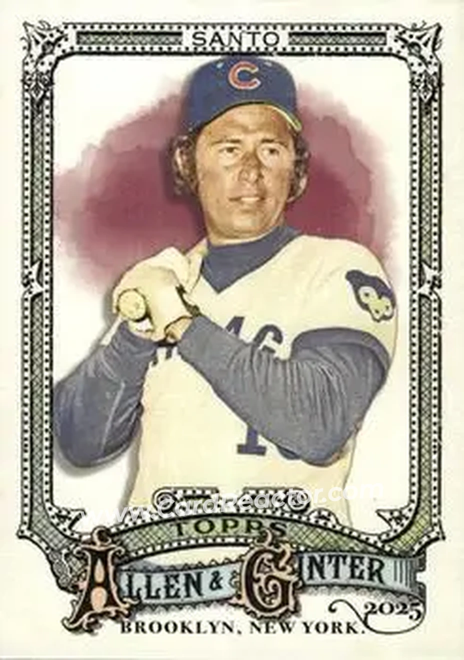 Front of Ron Santo
