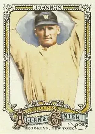 2025 Topps Allen & Ginter #332 Walter Johnson
