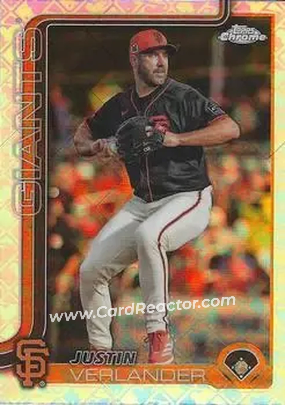 2025 Topps Chrome Logofractor Edition #242 Justin Verlander