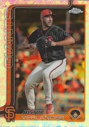 2025 Topps Chrome Logofractor Edition #242 Justin Verlander