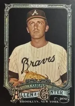 2025 Topps Allen & Ginter X #312 Phil Niekro