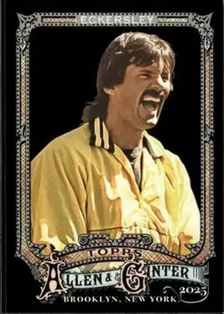 2025 Topps Allen & Ginter X #316 Dennis Eckersley
