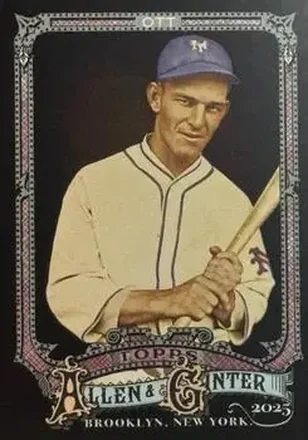 2025 Topps Allen & Ginter X #317 Mel Ott