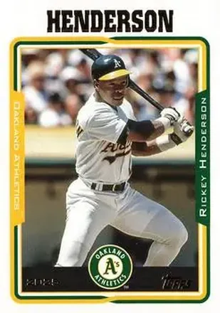 2025 Topps Archives #246 Rickey Henderson