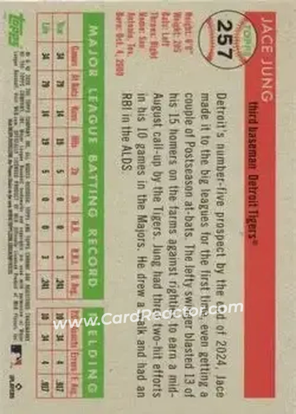 Back of Jace Jung