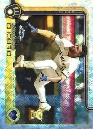 2025 Topps Chrome Logofractor Edition #262 Jackson Chourio