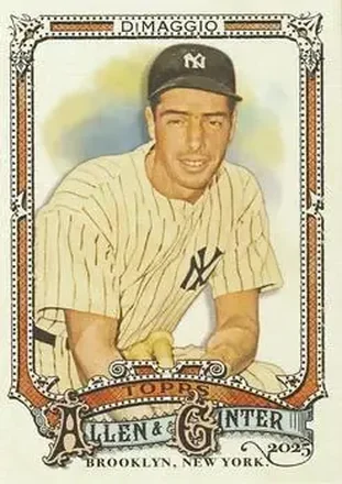 2025 Topps Allen & Ginter #342 Joe DiMaggio