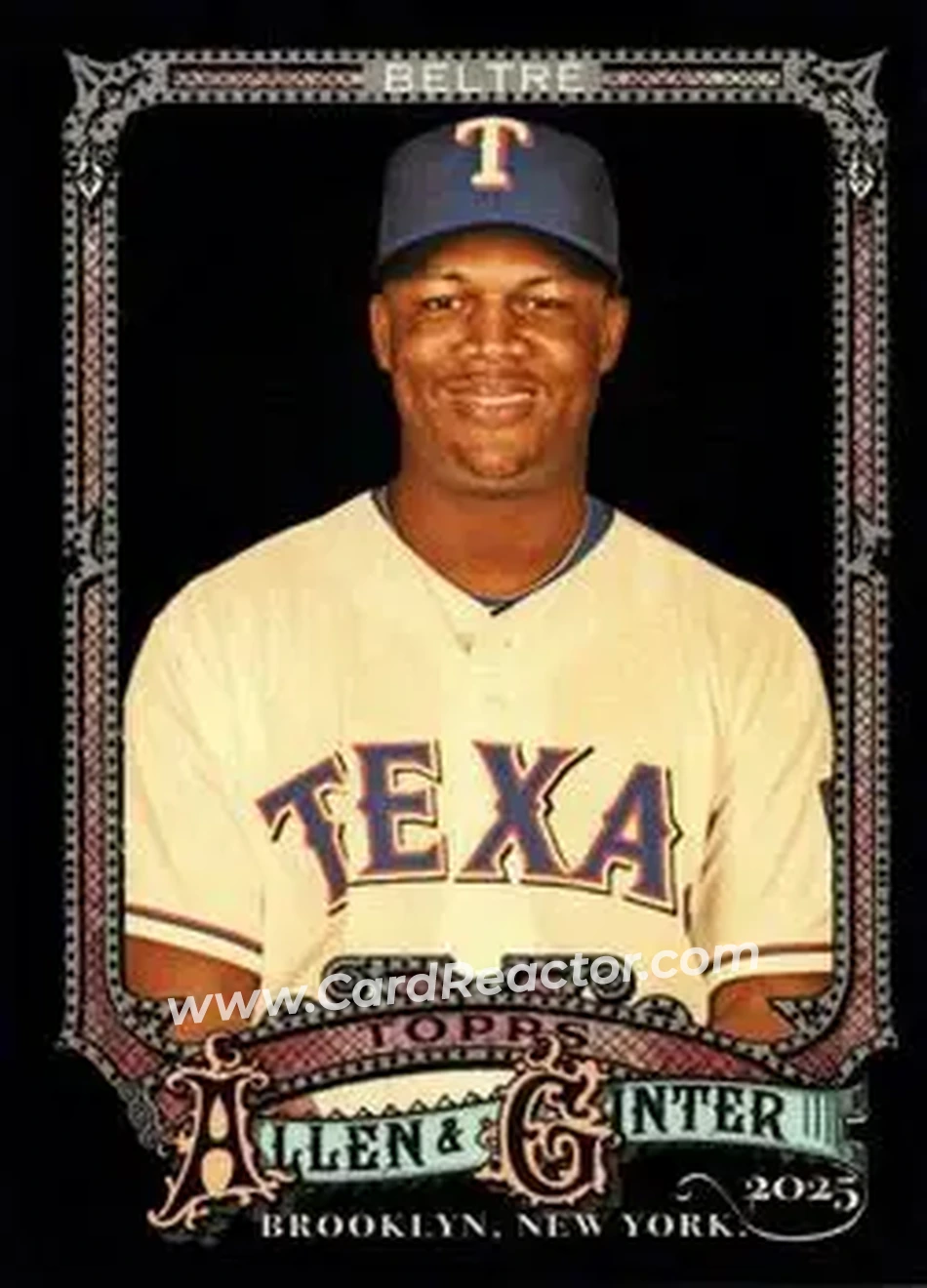 2025 Topps Allen & Ginter X #323 Adrian Beltré