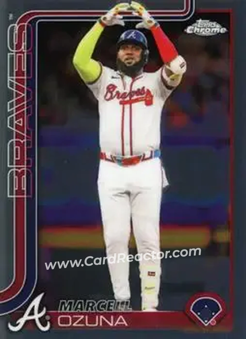 Front of Marcell Ozuna