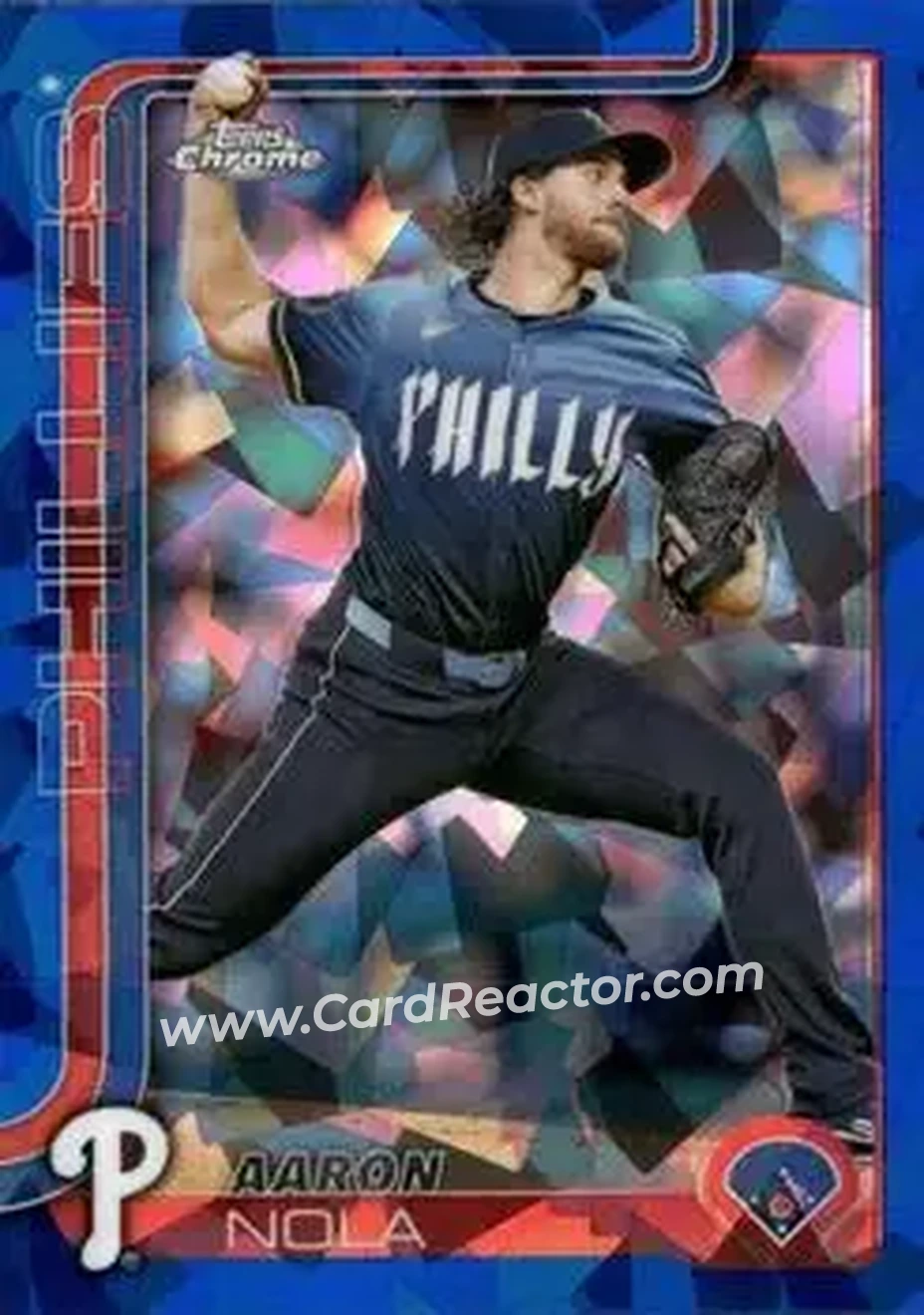 2025 Topps Chrome Sapphire Edition #286 Aaron Nola
