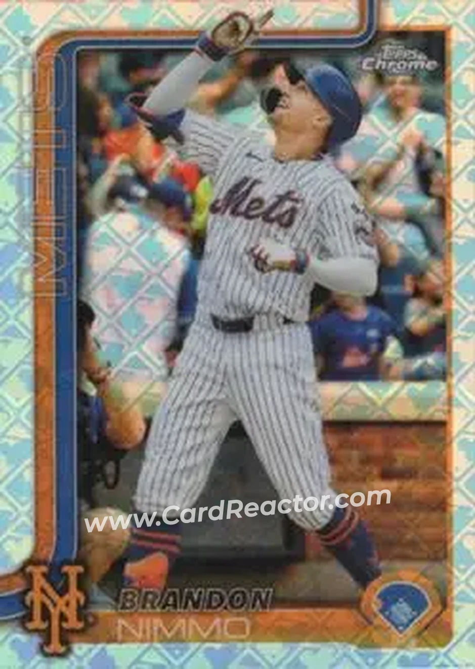 2025 Topps Chrome Logofractor Edition #280 Brandon Nimmo