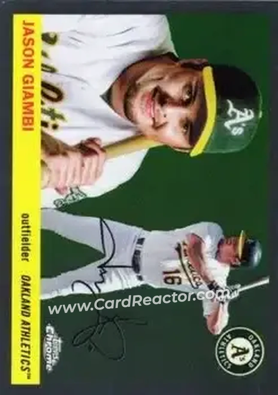 Front of Jason Giambi