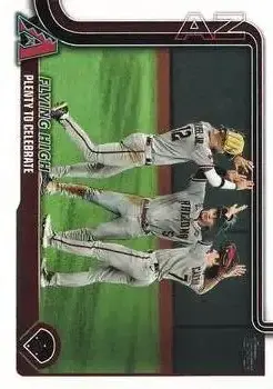 2025 Topps #297 - Flying High: Plenty to Celebrate - Arizona Diamondbacks - Front