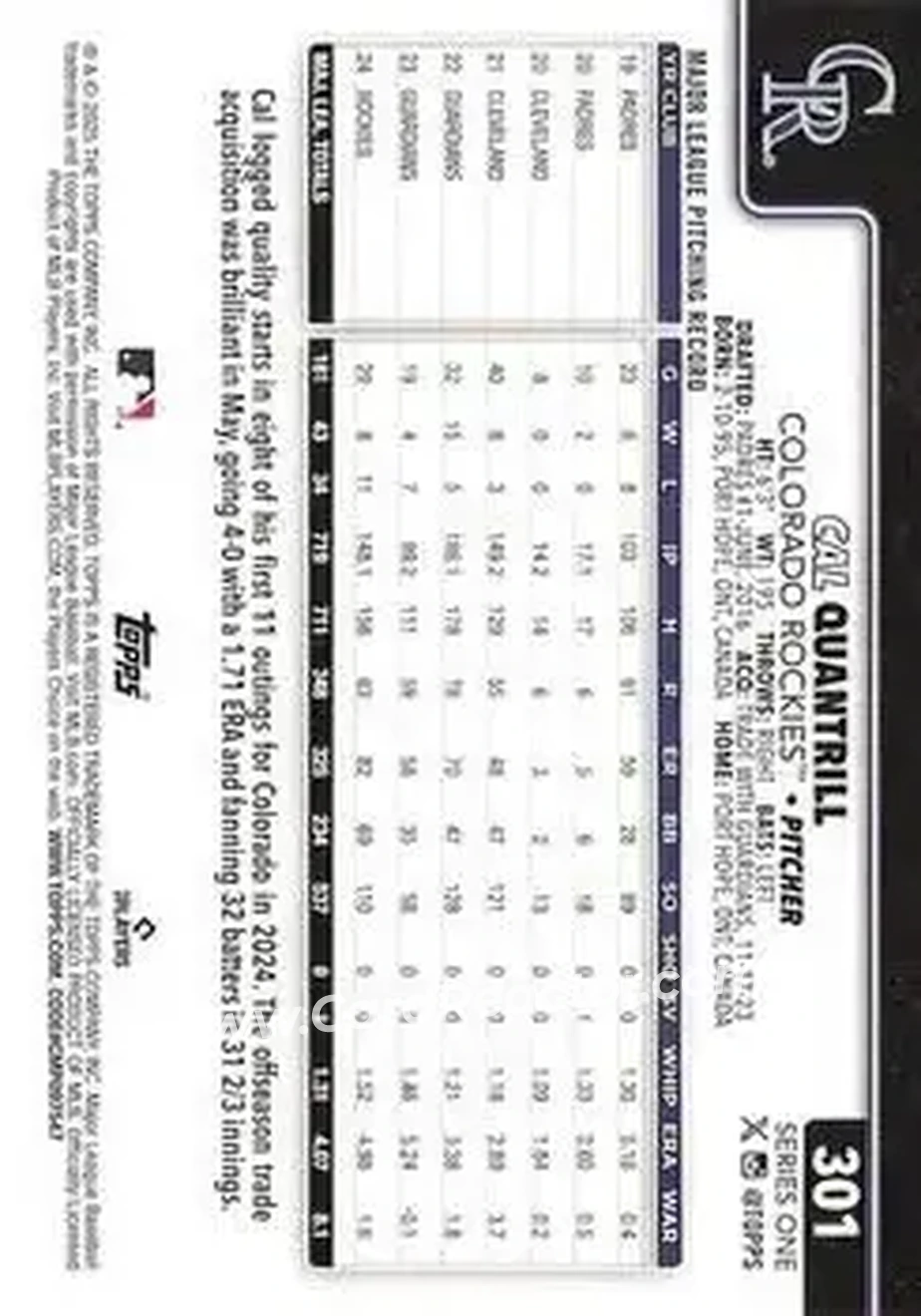 Back of Cal Quantrill