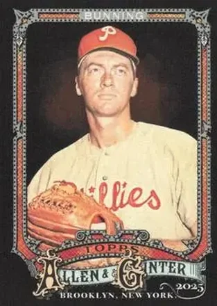 2025 Topps Allen & Ginter X #345 Jim Bunning