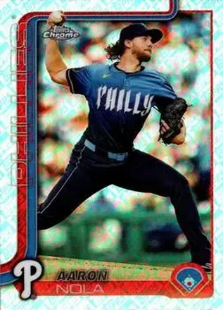 2025 Topps Chrome Logofractor Edition #286 Aaron Nola
