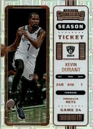 2022-23 Panini Contenders #4 - Kevin Durant - Brooklyn Nets
