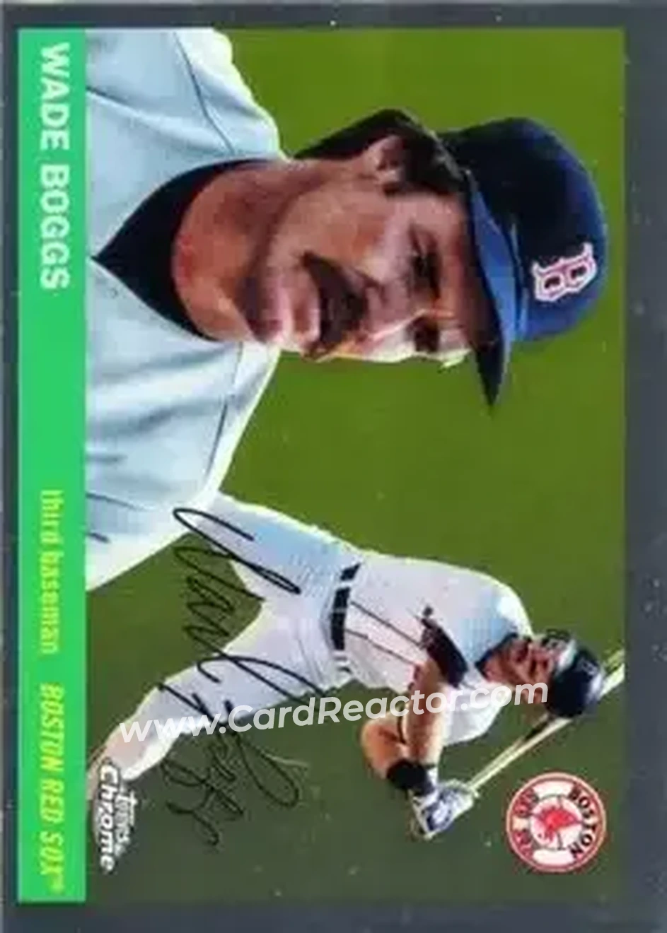 Front of Wade Boggs