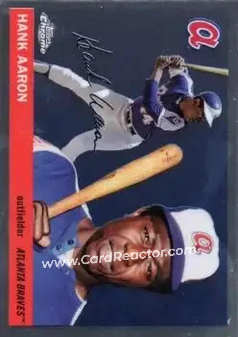 Front of Hank Aaron