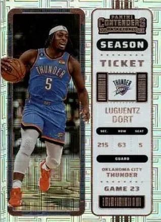 2022-23 Panini Contenders #7 - Luguentz Dort - Oklahoma City Thunder